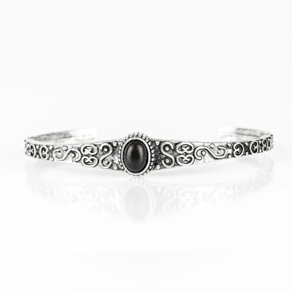 NEW Make Your Own Path Black Stone Bracelet